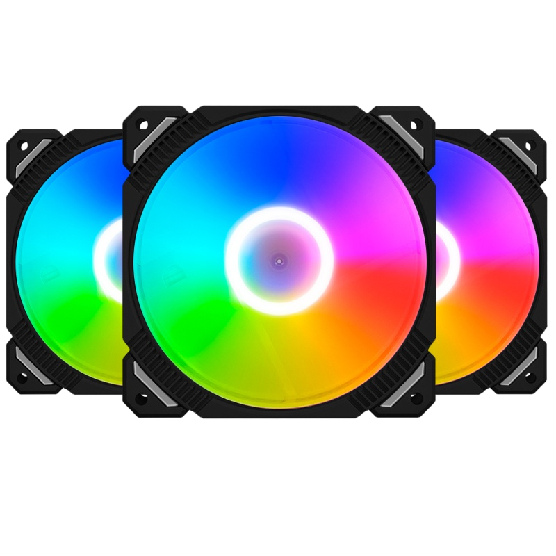 TrueNort Pc Case Fan 120mm RGB 6Pin 12V 3W Black, Single Fan | LJ-120 TrueNort Pc Case Fan 120mm RGB 6Pin 12V 3W Black, Single Fan | LJ-120